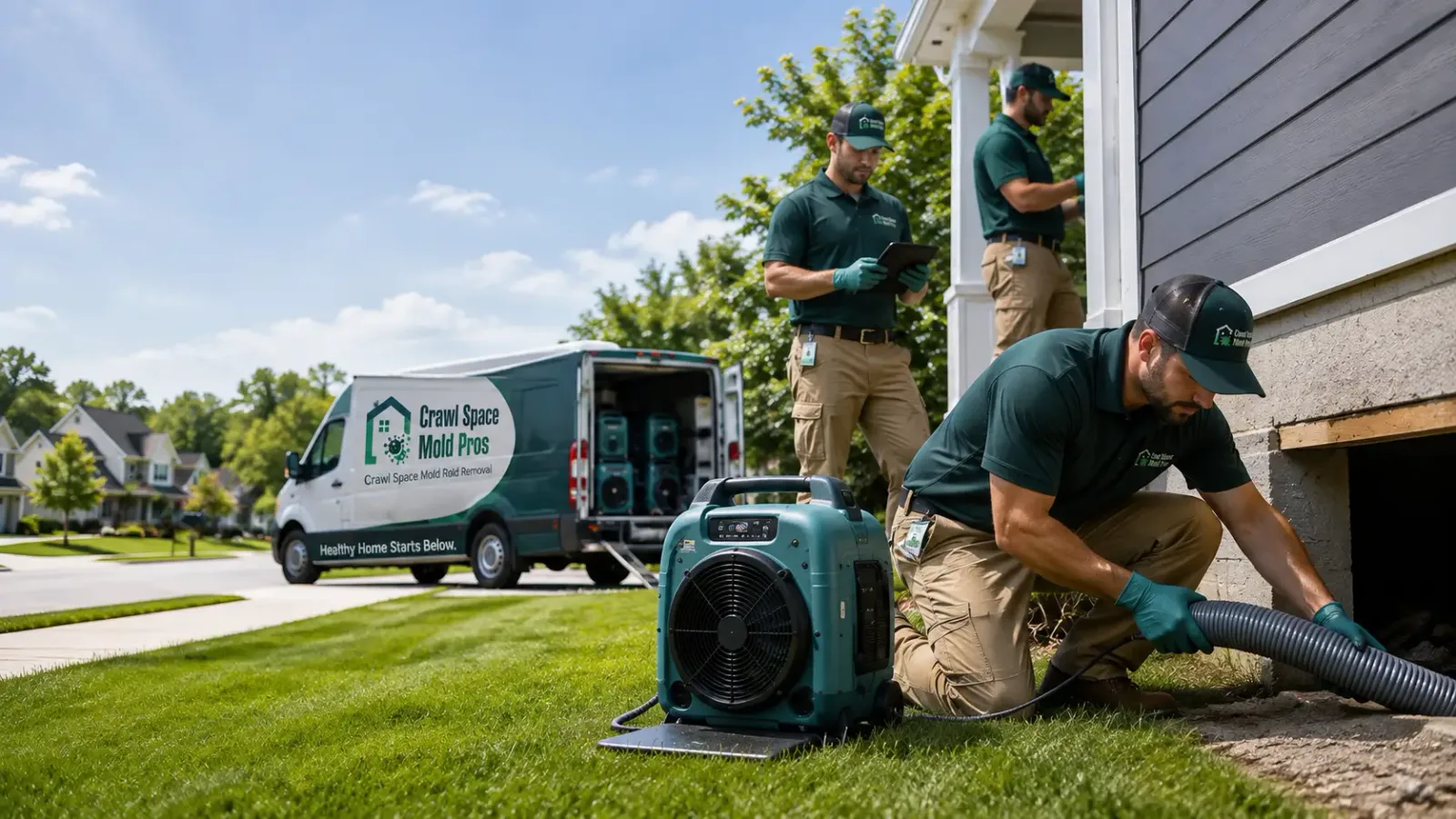 Crawl Space Mold Removal in Madison, KS